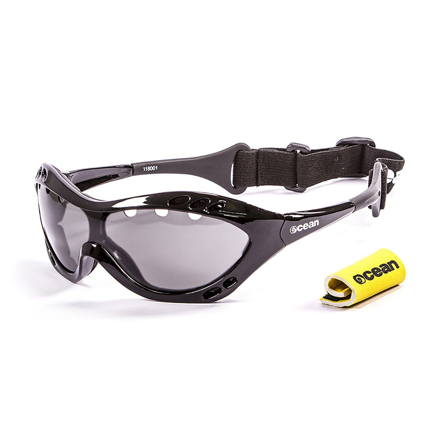 COSTA RICA Polarized Sunglasses Kiteboarding & Water Sports (Frame Matte Black, Lens Smoke)