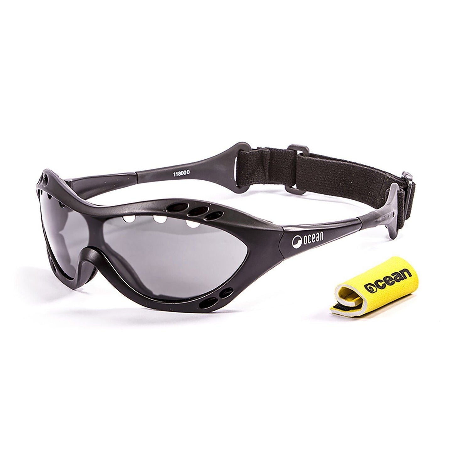 COSTA RICA Polarized Sunglasses Kiteboarding & Water Sports (Frame Matte Black, Lens Smoke)