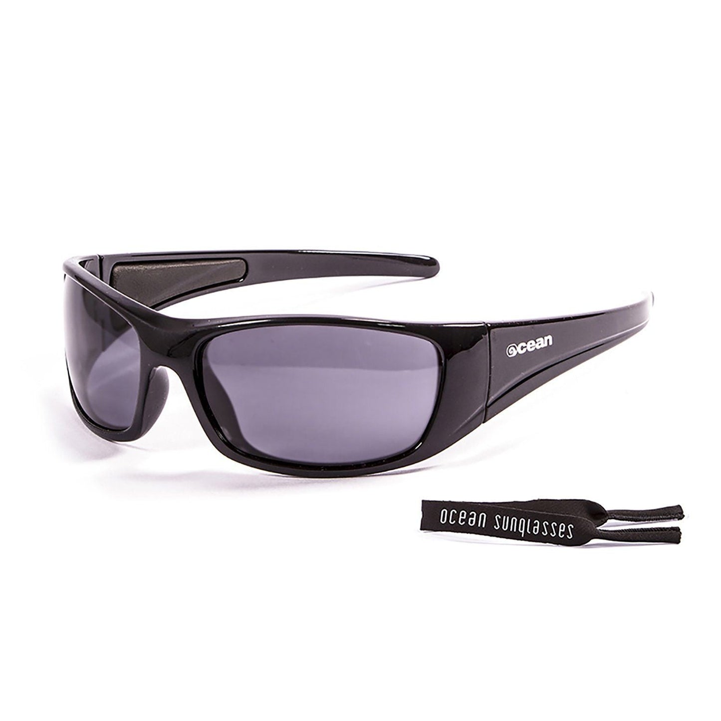 BERMUDA Polarized Sunglasses Kiteboarding Surf Water Sports (Frame Matte Black, Lens Smoke)