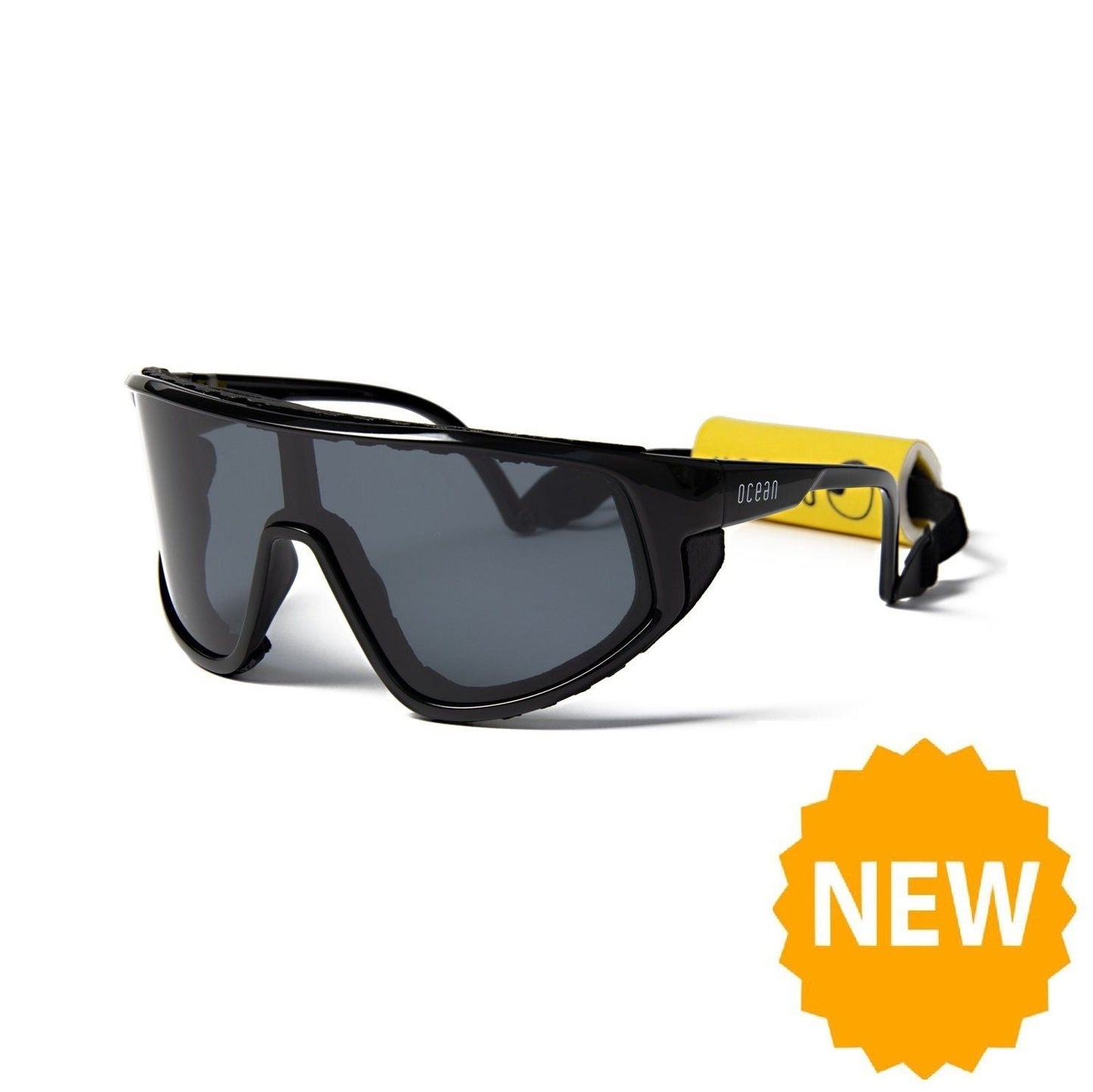 KILLY WATER Polarized Kiteboarding and Water Sports Sunglasses (Frame Matte Black, Lens Smoke)