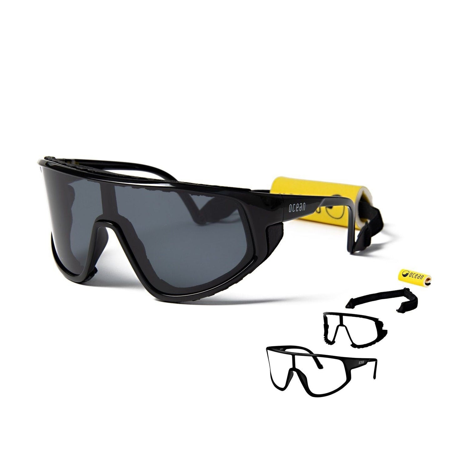 KILLY WATER Polarized Kiteboarding and Water Sports Sunglasses (Frame Matte Black, Lens Smoke)