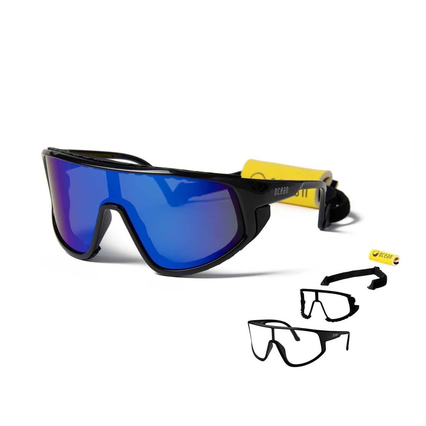 KILLY WATER Polarized Kiteboarding and Water Sports Sunglasses (Frame Matte Black, Lens Smoke)