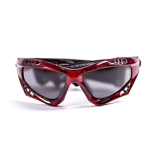 AUSTRALIA Polarized Sunglasses Kiteboarding & Water Sports (Frame Red, Lens Smoke)