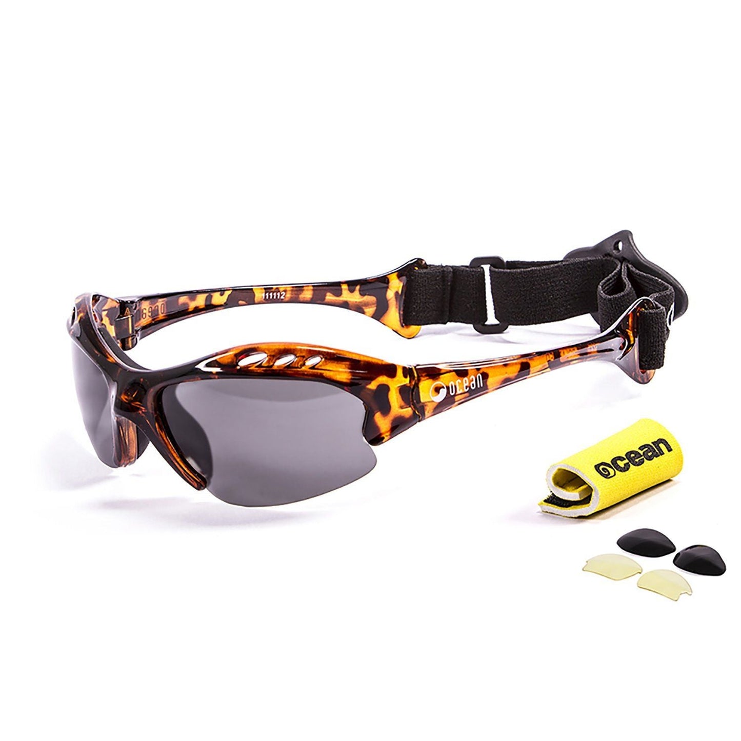 MAURICIO Polarized Sunglasses Kiteboarding Surf Water Sports (Frame Demy Brown, Lens Smoke)